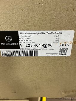 Predam 2x Nový disk na Mb w223 A2234014300 7952 - 6