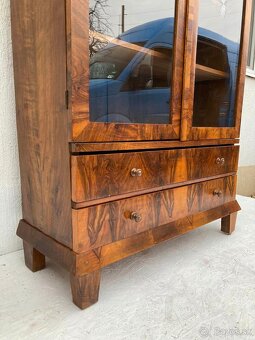 Vitrina / knižnica Biedermeier - 6