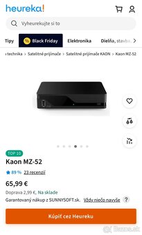 SKYLINK Kaon MZ-52 satelitný prijmač - nový - 6