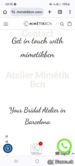 Minimalistické svadobné šaty - 6