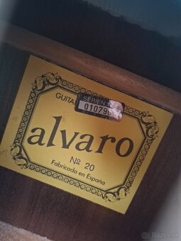 Na predaj kvalitná gitara španielskej značky Alvaro - 6