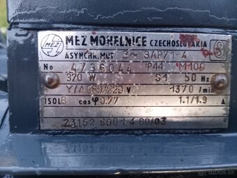 Snekova prevodovka s elektromotorom 0,37kW. - 6