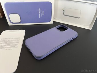Kozeny kryt iPhone 13 Pro Max Leather Case Wisteria - 6