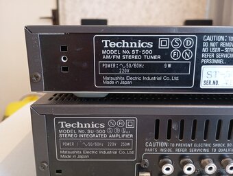 zosilňovač Technics SU-500, tuner ST-500 - 6
