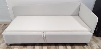 sivo - biela valenda s 2 celami, 90x200x45 cm - 6