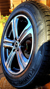 alu R18 5x112 bicolor, orig. Mercedes GLC, zimné pneu 235/60 - 6
