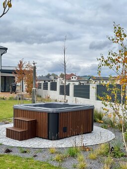 Štvorcová kúpacia kaďa, vírivka, jacuzzi - 6