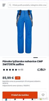 Lyžiarske nohavice zn. CMP, veľkosť 50 - 6