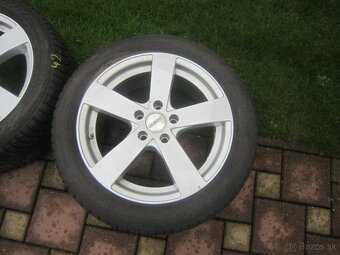 17" AL disky Dezent na VW group Mercedes C so zimnými pneu - 6