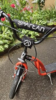 Kolobežka SPARTAN, kolesá 16"-12", červená - 6