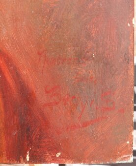 Starožitné obrazy s motívom Portrétovým - 6