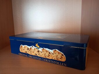Staré objemné plechové nádoby po rodičoch - cena za 2ks - 6
