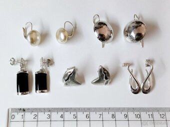 Krasne strieborne naušnice - 6