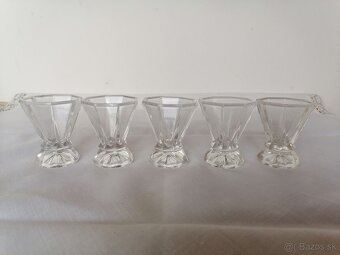 Karafa s pohármi, "Hviezda" - číra. - 6