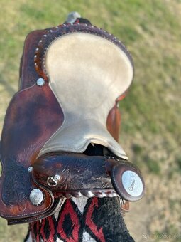 Westernové sedlo circle Y - 6