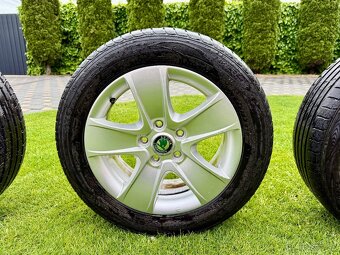 Komplet letnú sadu alu Škoda CRATERIS 5x112 205/55R16. - 6