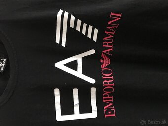 EMPORIO ARMANI čierne damske tricko S - 6