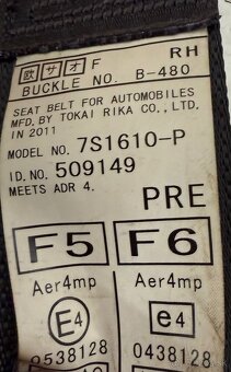 Subaru Outback / Legacy, 09-14, airbagová sada & palubovka - 6