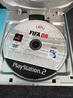 Playstation 2 + NHL 09, FIFA 08 + 2 ovládače - 6