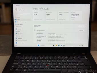 Thinkpad T490 i5 24GB RAM SSD 256GB FHD Win11 ako nový - 6