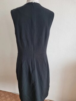 čierne biznis šaty Ralph Lauren 40 + šatka grátis - 6