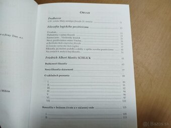 LOGICKÝ POZITIVIZMUS - MALÁ ANTOLÓGIA XX. STOROČIA - 6