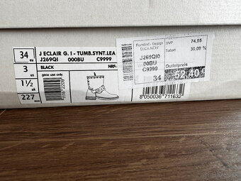 Dievčenské čižmy Geox, teplé, 34, s dopor. poštou - 6