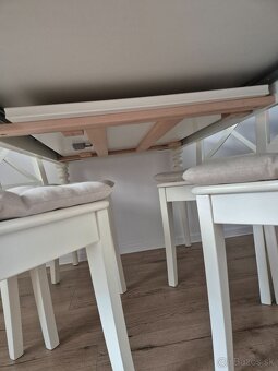 Jedálenský stôl Ingatorp + 4 stoličky Ingolf - 6