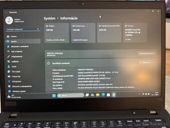 Notebook do práce/školy – ThinkPad T14, i5, SSD, Office - 6