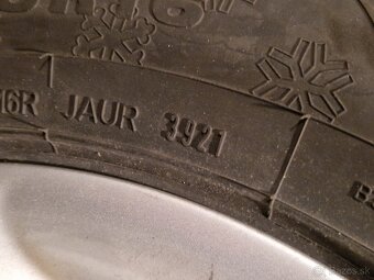 ALU disky + zimne pneu BMW E60 E61 R16 - 6