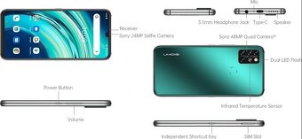 Predám takmer nepoužívaný DualSIM 4G smartfón Umidigi A9 Pro - 6