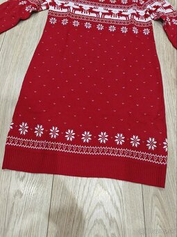 Vianočné šaty, veľkosť S - 6