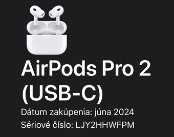 AirPods Pro 2 USB-C - Top stav,záruka - 6