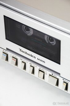 TECHNICS RS-M205 / strieborný japonský tapedeck - 6