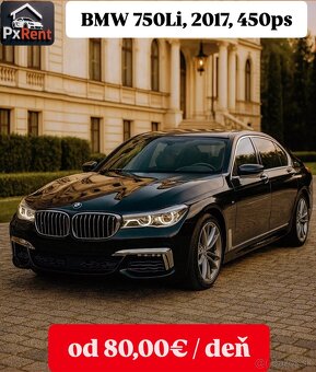 Prenájom BMW 750Li - Luxusný prenájom pre každého - 6