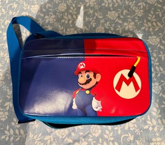 Nintedo Switch OLED Mario Red edition + karta + brašna - 6