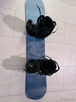 Predam detsky snowboard s viazaním a topánkami - 6