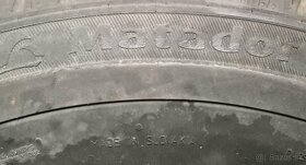 4 ks zimné pneu 235/65 R16C Matador na plechových diskoch - 6