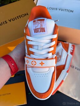 Louis vuitton tenisky orange full box - 6
