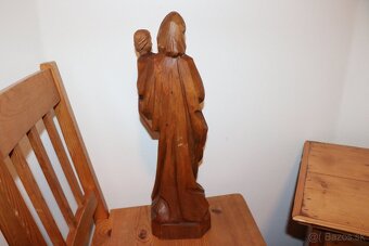 Marie a Jezulátko soška socha dřevo (225G) - 6