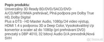 Blu-Ray prehrávač Denon - 6
