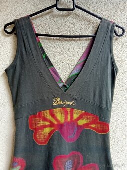Desigual letné kvetinové šaty - 6