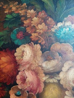 Florencia Campos - luxusný oválny olej na plátne 87x67 - 6