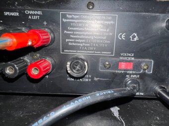 OMNITRONIC koncový zosilovač 2x500W - 6