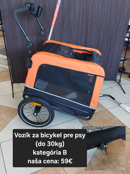 Vozík za bicykel pre psa - 6