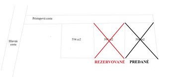 PREDAJ: Posledný voľný St. pozemok Sľažany s IS - 594 m2; - 6
