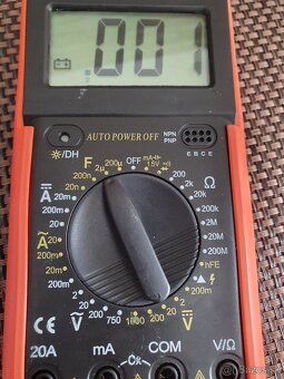 Predam novy digitalny multimeter FLINKE FK-9205A - 6