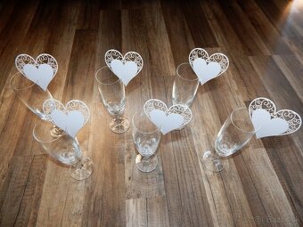 svadobná výzdoba na auto na jutovine krémová - 6