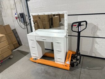 Toaletný stolík Hollywood s LED osvetlením - 6