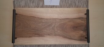 Drevená servírovacia doska, podnos - 6